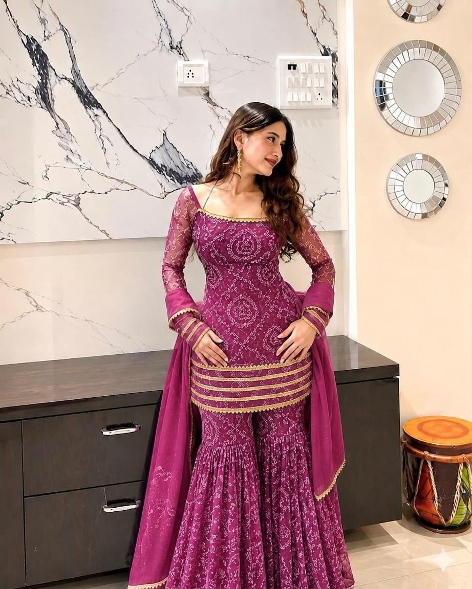 Jugni Sharara Set