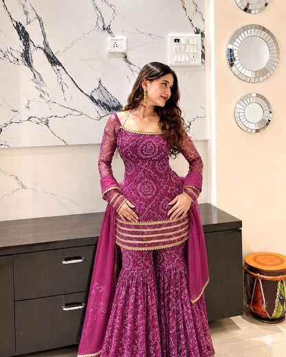 Jugni Sharara Set