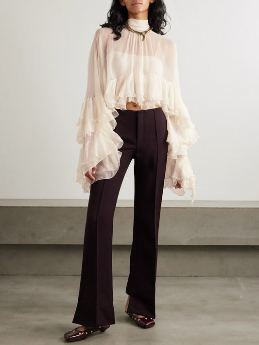 Amy Ruffle Top