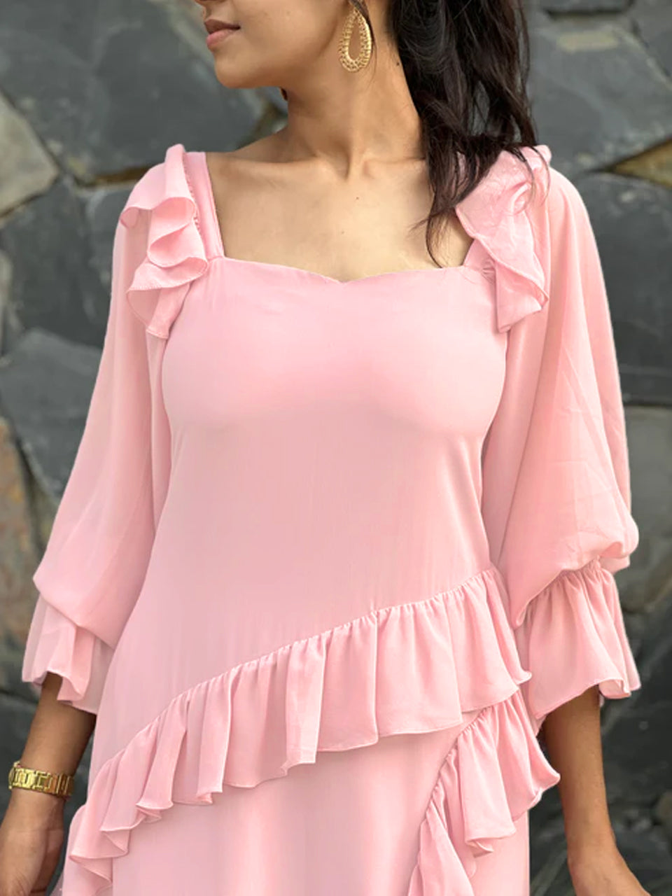 Daphne Ruffle Dress