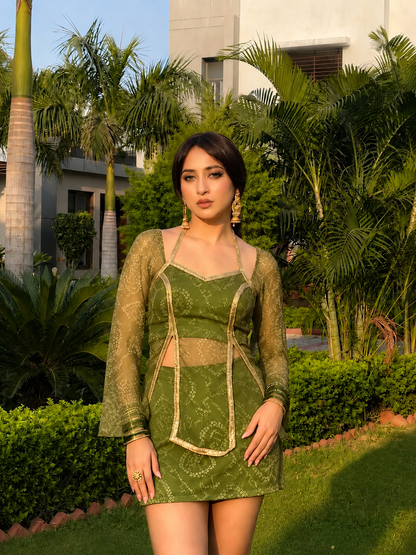 Soni Kudi Co-ord with Sleeves