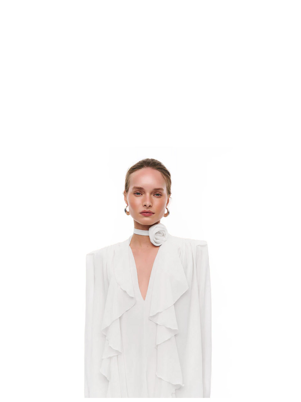 Maya ruffle detailing top