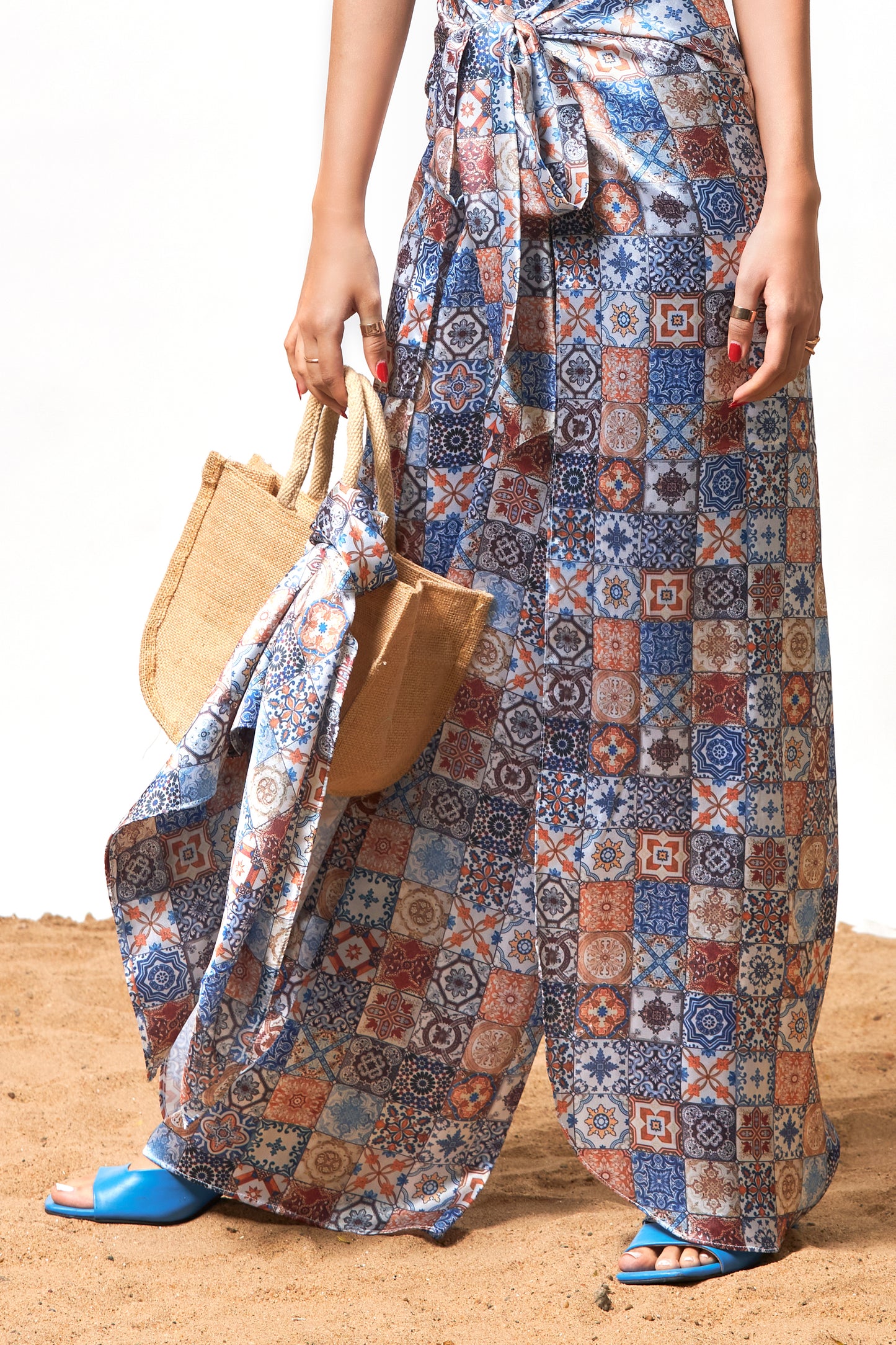Hayfa printed palazzo