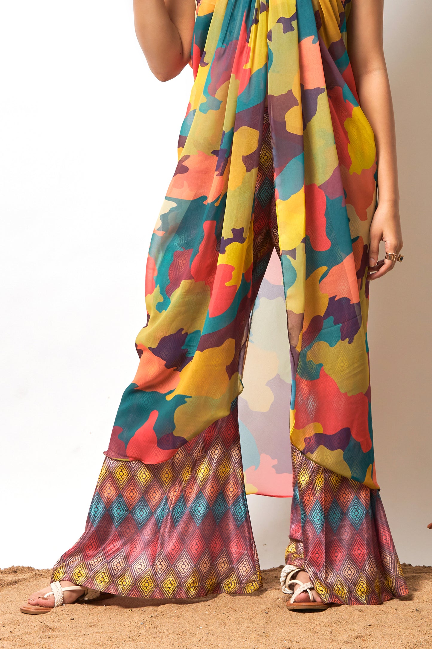 Lina printed pants
