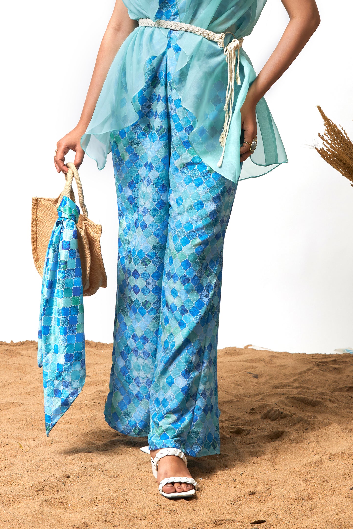 Asfa printed pants