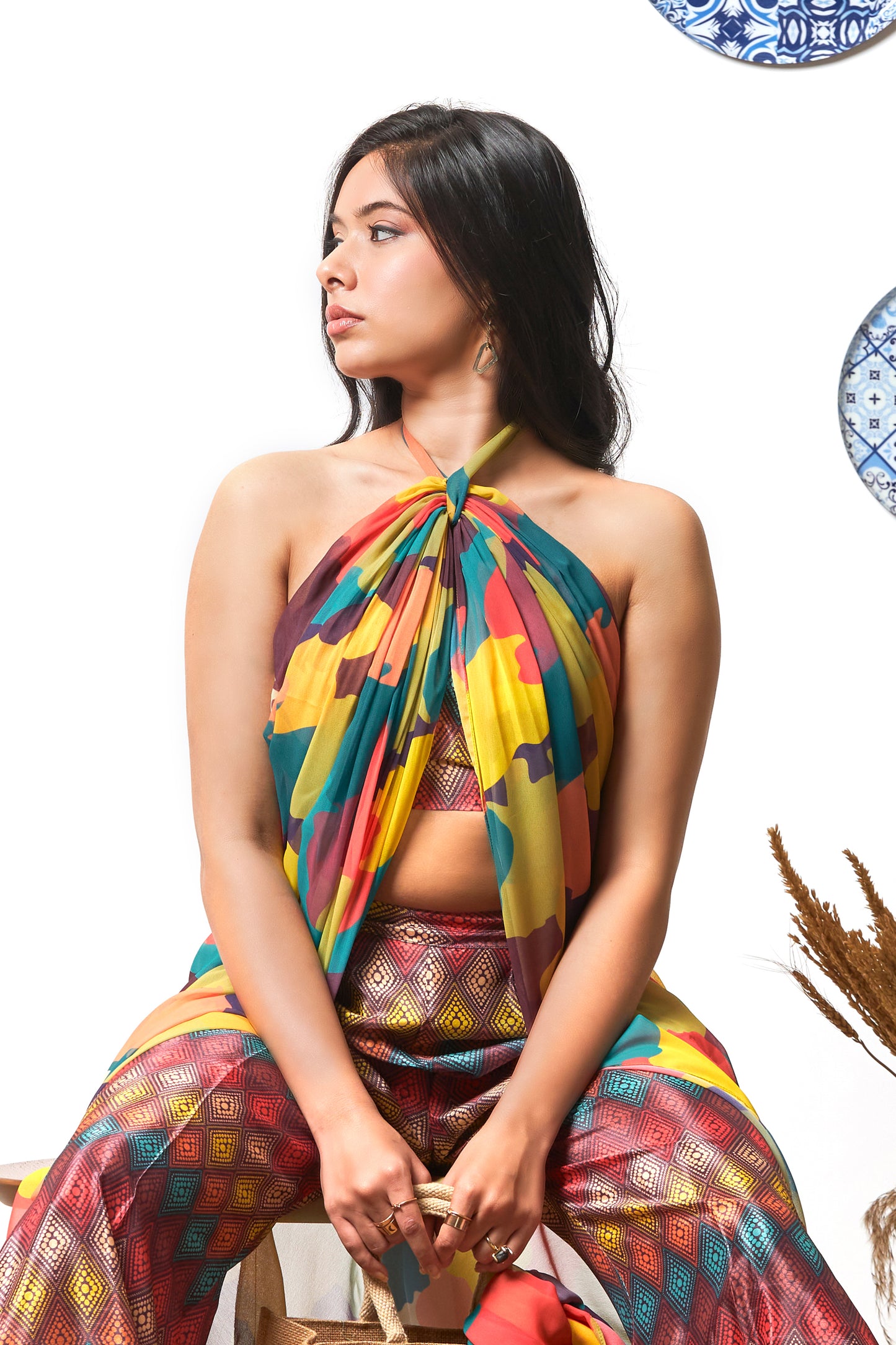 lina printed top
