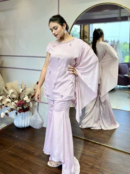 Dawn Pink assymetric co-ord
