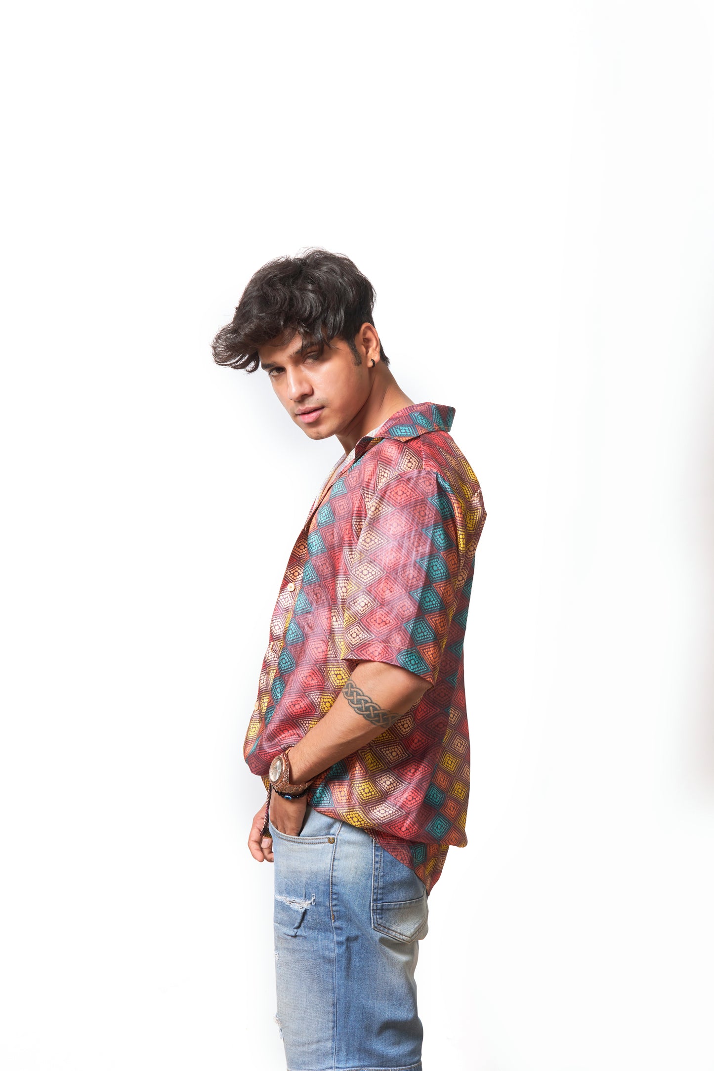 Meknes print shirt