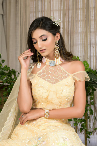 NIGELLA-butterscotch lehenga