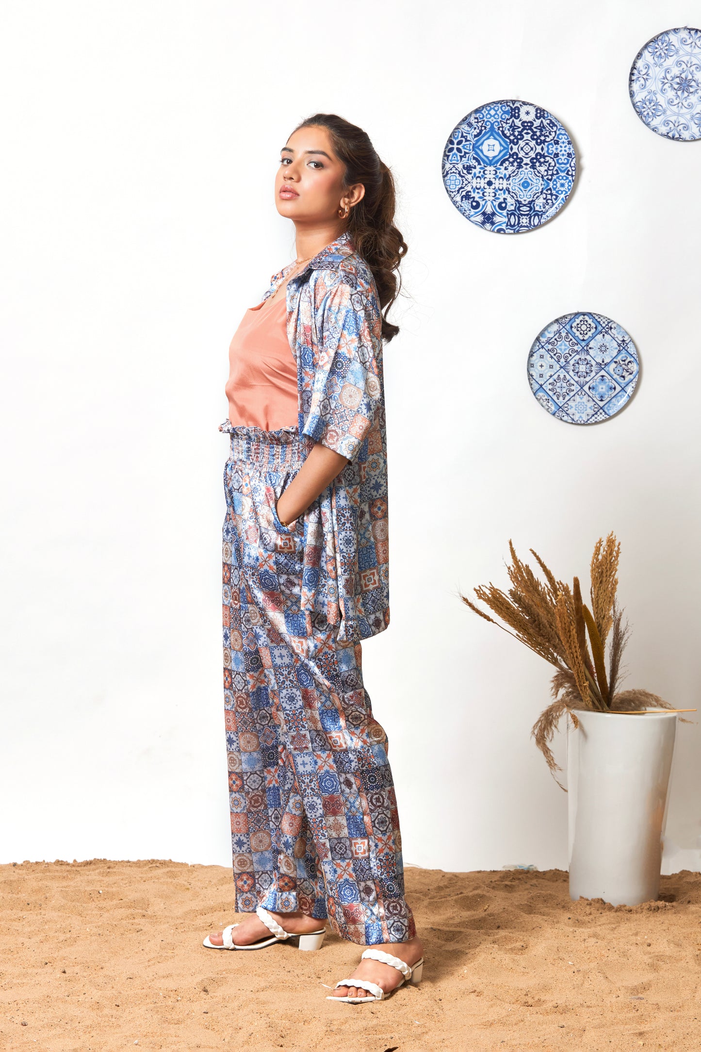 Shaima printed co-ord set