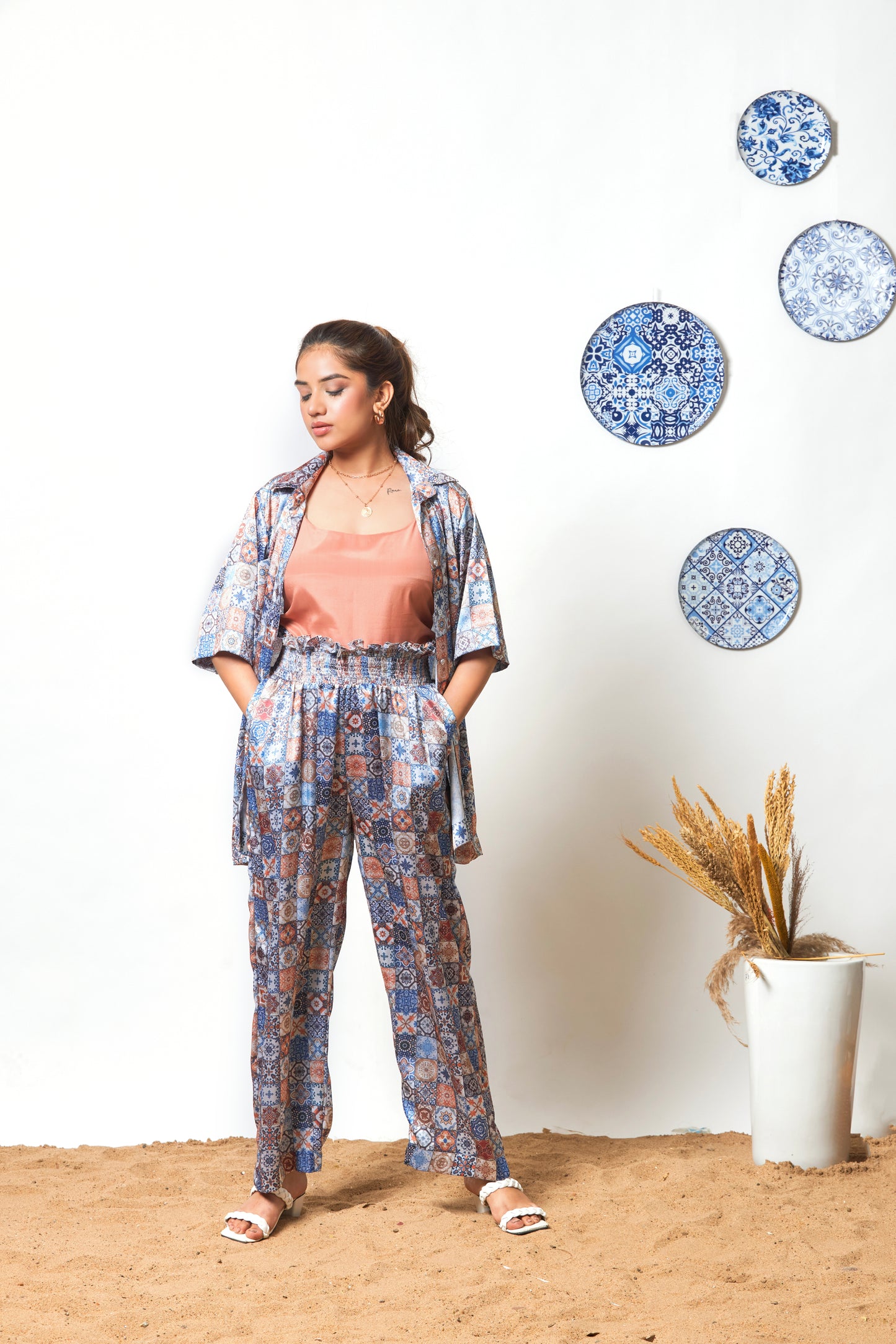 Shaima printed co-ord set