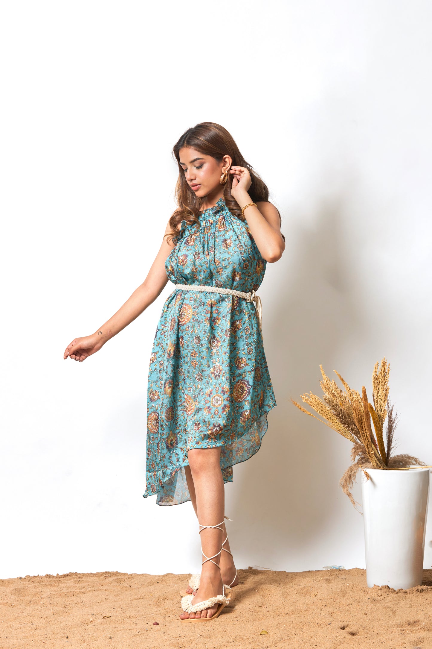 Zahra printed dress