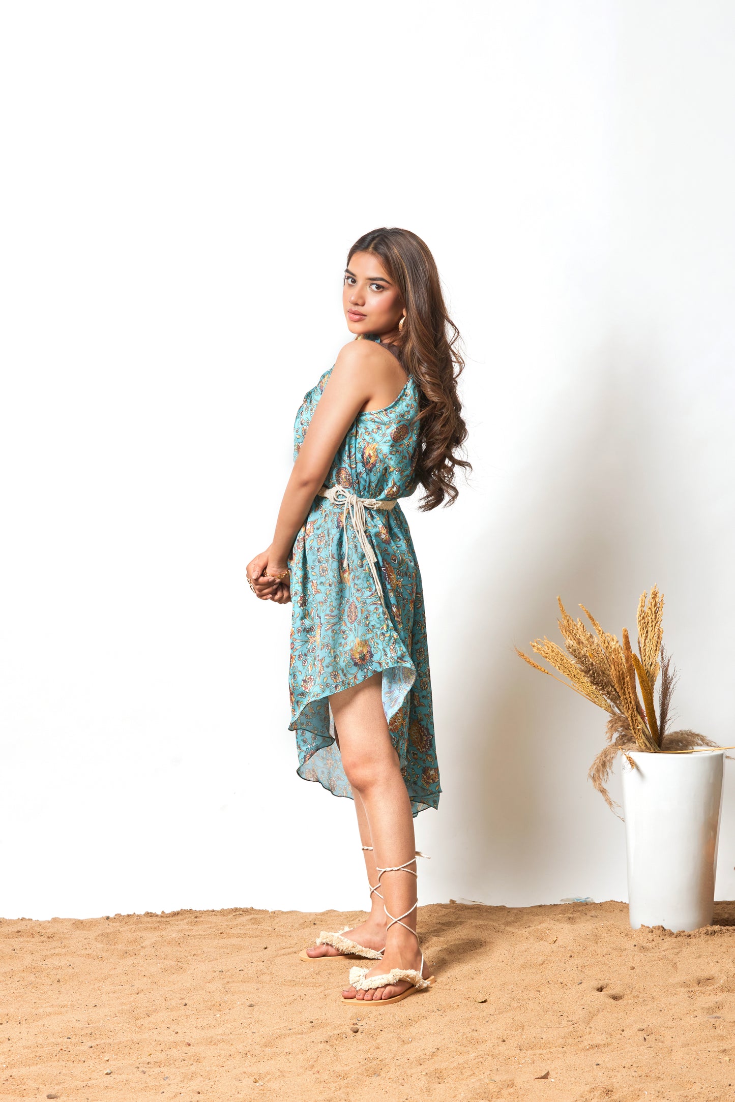 Zahra printed dress